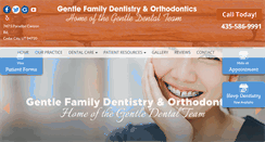 Desktop Screenshot of gentledentalteam.com